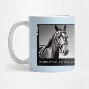 Saratoga Springs New York Horses Mug